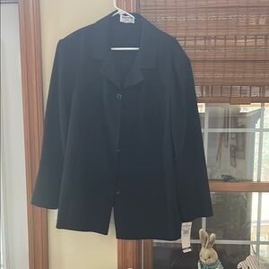 Black Button-Up Blazer